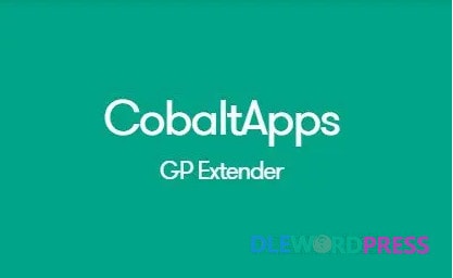 GeneratePress Extender Plugin V1.0.6 CobaltApps