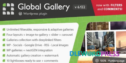 Global Gallery V8.3.3 NULLED – WordPress Responsive Gallery