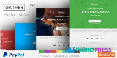 Gather – Event & Conference WP Landing Page Theme V3.0.5 - Themeforest 1 Gather – Event & Conference WP Landing Page Theme V3.0.5 - Themeforest