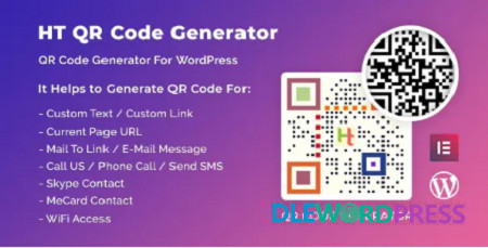 HT QR Code Generator for WordPress V1.2.1 Codecanyon