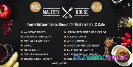 Majesty Restaurant V1.6.5 - Themeforest 1 Majesty Restaurant V1.6.5 - Themeforest