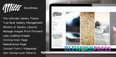Milli – The Ultimate Photo Gallery V1.0.8 - Themeforest 1 Milli – The Ultimate Photo Gallery V1.0.8 - Themeforest