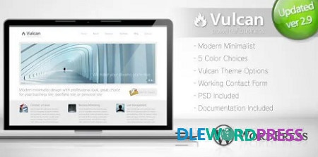 Vulcan – Minimalist Business V2.9 Themeforest