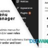 WP Admin Menu Manager V3.0.12 Codecanyon