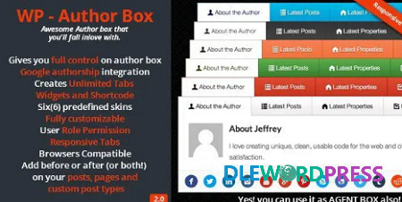 WP – Author Box V2.2 Codecanyon
