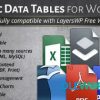 WordPress Dynamic Tables Input from XLSMySQLCSV V1.0.8 Codecanyon