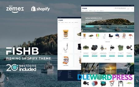 FishB - Shopify Fishing Website Design Template Shopify Theme
