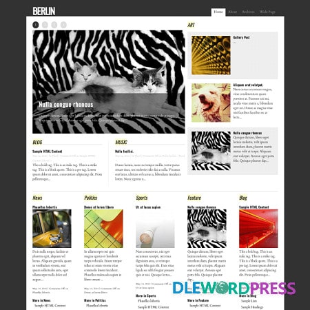Berlin WordPress Theme V2.5.2 Graph Paper Press