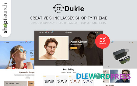 Dukie Creative Sunglasses Responsive Shopify Theme