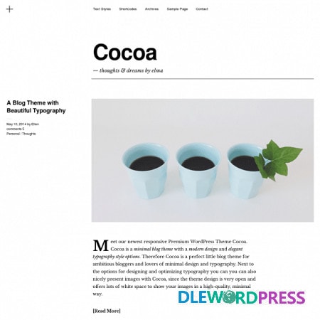 Elmastudio Cocoa WordPress Theme V1.0.10