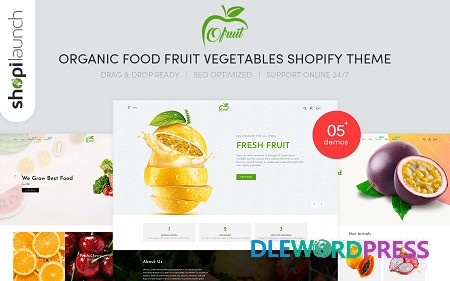 OFruit - Organic Food Fruit Vegetables Shopify Theme 1 OFruit - Organic Food Fruit Vegetables Shopify Theme