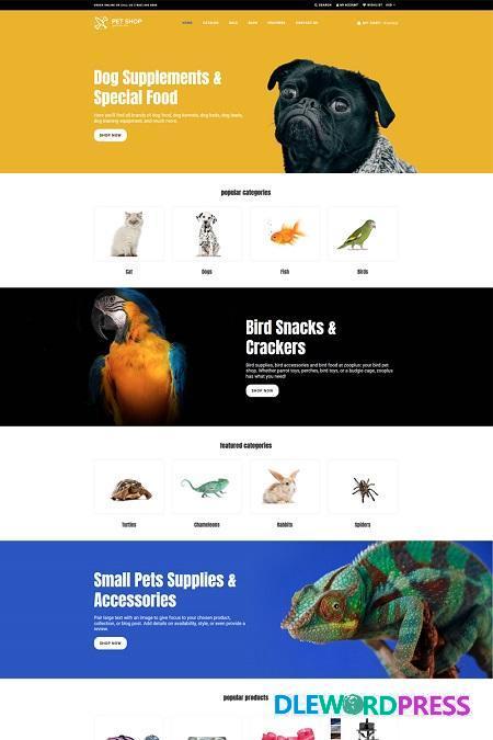 Pet Shop - Animals Bright Shopify Theme