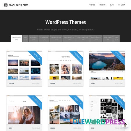 Photo Workshop WordPress Theme V1.3.4 Graph Paper Press