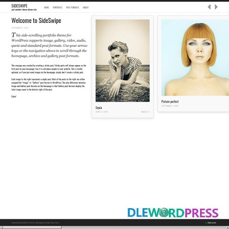 Sideswipe WordPress Theme V1.0.9.1 Graph Paper Press