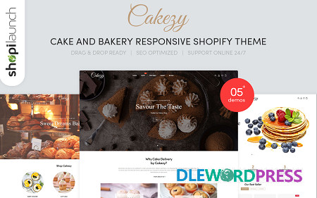 Cakezy Cake Bakery Responsive Shopify Theme