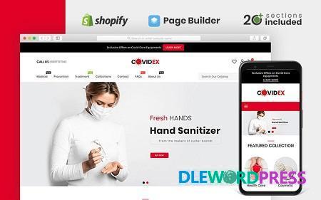 Covidex Health + Medicine Online Store Shopify Theme