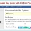 Custom Admin Bar WordPress Plugin V1.3.2 WPMU DEV