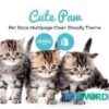 Cute Paw Pet Store Multipage Clean Shopify Theme