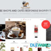 DewCoffee Coffee Shops Cafes Responsive Shopify Theme