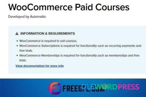 Sensei LMS with WooCommerce Paid Courses V3.6.0.2.2.0
