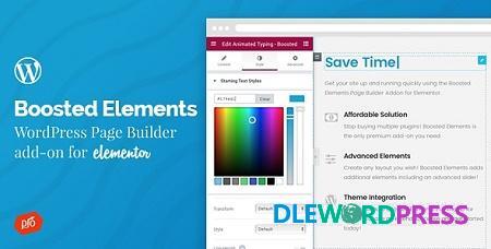 Boosted Elements WordPress Page Builder Add On For Elementor Codecanyon