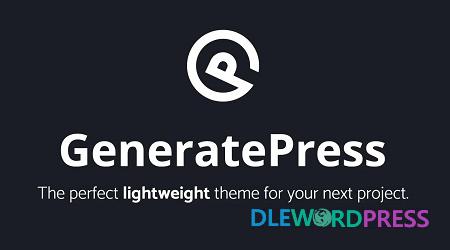 GeneratePress Premium – Lightweight Responsive WordPress Theme