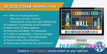AX Social Stream – WordPress Plugin