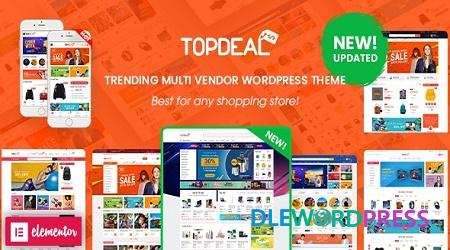TopDeal – Multi Vendor Marketplace WordPress Theme Mobile Layouts Ready