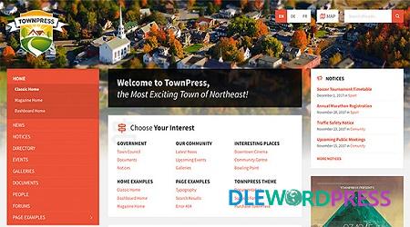 TownPress V3.8.4 – Municipality WordPress Theme
