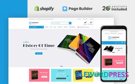 Creative Books Store Shopify Theme 1 Creative Books Store Shopify Theme