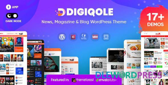Digiqole V2.1.1 – News Magazine WordPress Theme 3 Digiqole