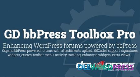GD BbPress Toolbox