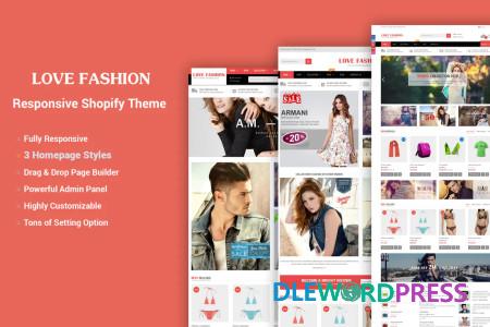 LoveFashion - Drag & Drop Builder Shopify Theme 1 LoveFashion - Drag & Drop Builder Shopify Theme