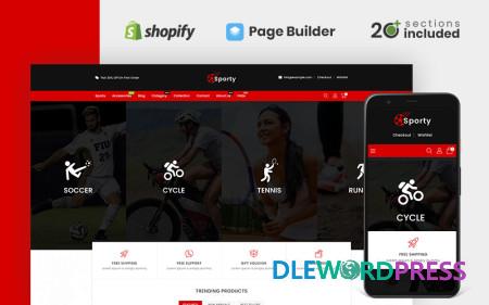 Sporty Sports and Accessories Store Shopify Theme 1 Sporty Sports and Accessories Store Shopify Theme