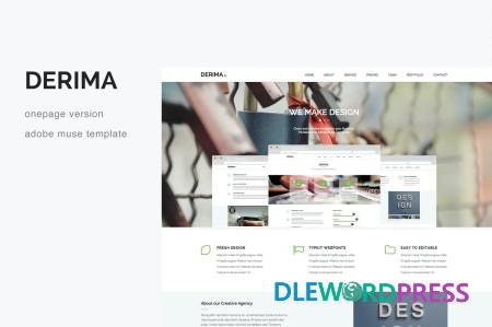 Derima - Creative One Page Multi-Purpose Template 1 Derima - Creative One Page Multi-Purpose Template