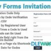 Gravity Forms Invitation Codes