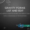 Gravity Forms – List Edit
