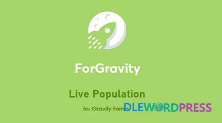 Live Population for Gravity Forms