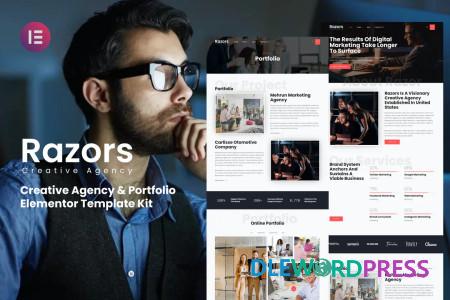 Razors – Creative Agency & Portfolio Elementor Template Kit