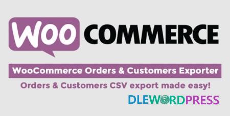 WooCommerce Orders And Customers Exporter