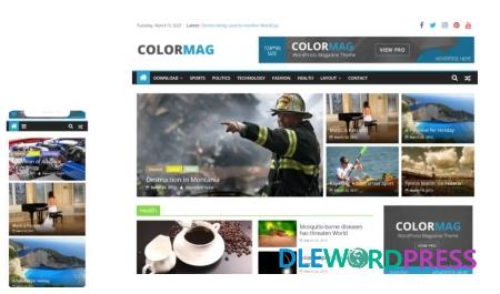 ColorMag Pro NULLED – Magazine & News Style WordPress Theme V3.2.3