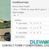 Contact Form 7 Conditional Logic