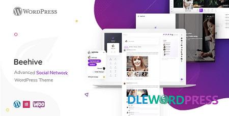 Beehive V1.4.3 NULLED – Social Network WordPress Theme