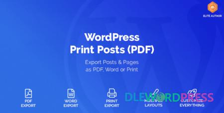 WordPress Print Posts And Pages