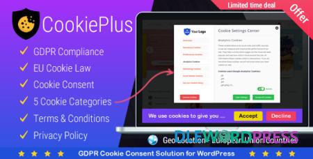 Cookie Plus v1.6.2 – GDPR Cookie Consent Solution