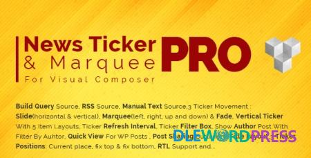 Pro News Ticker And Marquee for Visual Composer