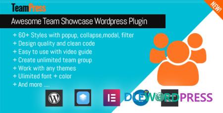 TeamPress v1.5.0 – Team Showcase plugin