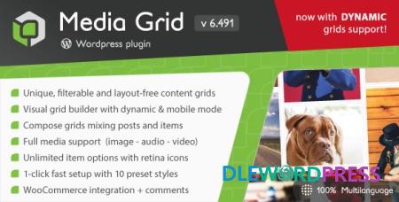 Media Grid V7.0.13 NULLED – WordPress Responsive Portfolio