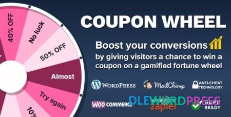 Coupon Wheel For WooCommerce And WordPress V3.4.9 NULLED
