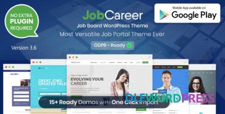 JobCareer V4.9.0 Nulled | Job Board Responsive WordPress Theme